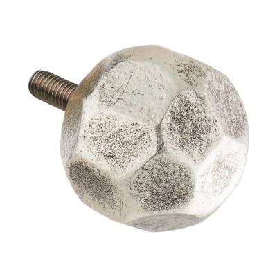 Ручка кнопка Сфера 90107-АСр цвет античное серебро диаметр 30 мм