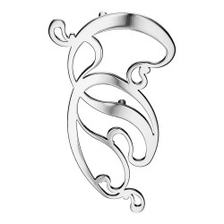 Ручка эксклюзив скоба 903.96.07 right цвет глянцевый хром длина 228 мм, крепление 96 мм 