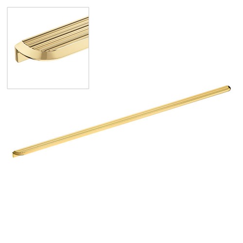 Ручка скоба 9064 0960 GL-GL цвет глянцевое золото длина 980 мм, крепление 960 мм 