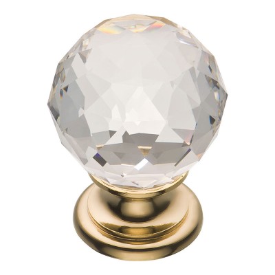 Ручка эксклюзив кнопка 9991-100 глянцевое золото кристалл Сваровски диаметр 35 мм Ручка эксклюзив кнопка 9991-100 глянцевое золото кристалл Сваровски диаметр 35 мм