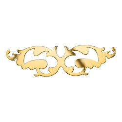 Ручка эксклюзив скоба AG264-G глянцевое золото длина 300 мм, крепление 216 мм Ручка эксклюзив скоба AG264-G глянцевое золото длина 300 мм, крепление 216 мм