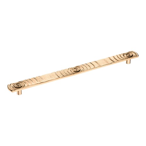 Ручка эксклюзив скоба BR054132L цвет глянцевая латунь длина 373 мм, крепление 320 мм