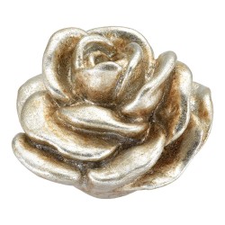 Ручка эксклюзив кнопка цветок RE 02 15 цвет серебро ручная работа диаметр 65 мм 