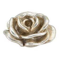 Ручка эксклюзив кнопка цветок RE 03 15 цвет серебро ручная работа диаметр 55 мм 