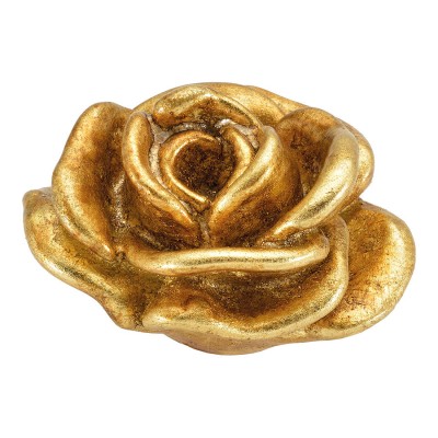 Ручка эксклюзив кнопка цветок RE 03 19 цвет золото ручная работа диаметр 55 мм 