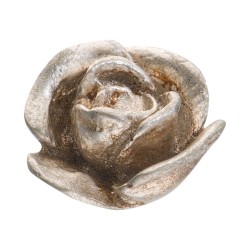 Ручка эксклюзив кнопка цветок RE 06 15 цвет серебро ручная работа диаметр 30 мм 