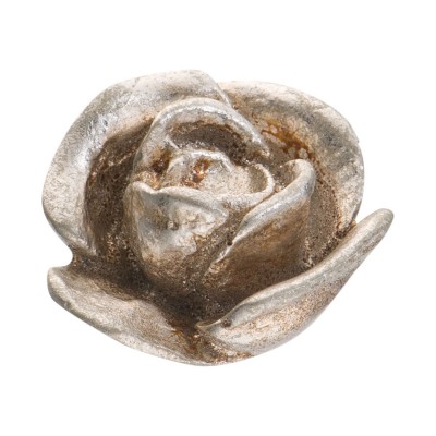 Ручка эксклюзив кнопка цветок RE 06 15 цвет серебро ручная работа диаметр 30 мм 