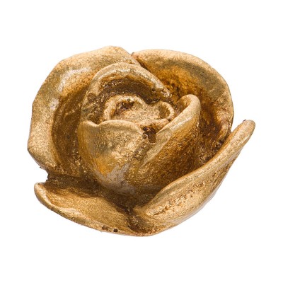 Ручка эксклюзив кнопка цветок RE 06 19 цвет золото ручная работа диаметр 30 мм 