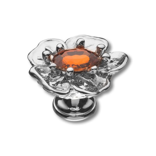 Ручка эксклюзив кнопка 03.35.MO07 Monfleur глянцевый хром кристалл Ручка эксклюзив кнопка 03.35.MO07 Monfleur глянцевый хром кристалл