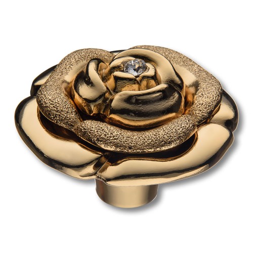 Ручка эксклюзив кнопка 15.393.55 SWA 19 DIA глянцевое золото 24К 