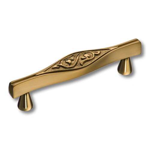 Ручка скоба 25104-037-96 цвет французское золото длина 120 мм, крепление 96 мм