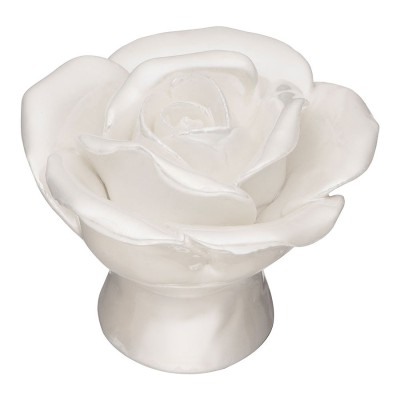 Ручка фарфор цветок 3060-L PEARL цвет перламутровый диаметр 40 мм Ручка фарфор цветок 3060-L PEARL цвет перламутровый диаметр 40 мм