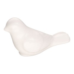 Ручка фарфор птица BIRD 002 RIGHT цвет белый ширина 50 мм