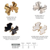 Ручка кнопка бабочка KELEBEK BIG-51 цвет глянцевый никель длина 74 мм 