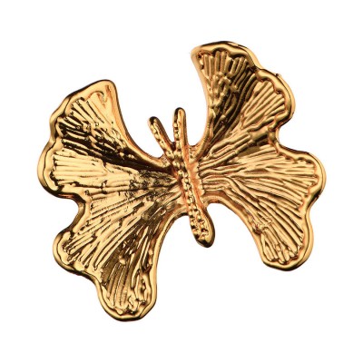 Ручка кнопка бабочка KELEBEK SMALL-69 цвет глянцевое золото длина 43 мм 