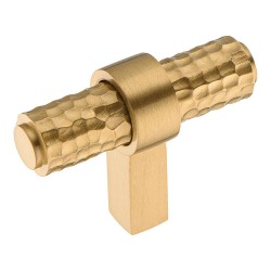 Ручка кнопка геометрия 07235-011-T13-50 цвет сатинированная латунь длина 50 мм