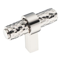 Ручка кнопка геометрия 07235-080-T13-50 цвет глянцевый никель длина 50 мм   