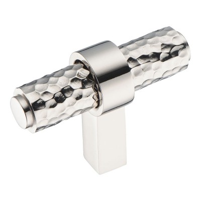 Ручка кнопка геометрия 07235-080-T13-50 цвет глянцевый никель длина 50 мм Ручка кнопка геометрия 07235-080-T13-50 цвет глянцевый никель длина 50 мм