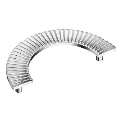 Ручка скоба полукруглая геометрия 1193 128MP02 глянцевый хром 160 мм крепление 128 мм Ручка скоба полукруглая геометрия 1193 128MP02 глянцевый хром 160 мм крепление 128 мм