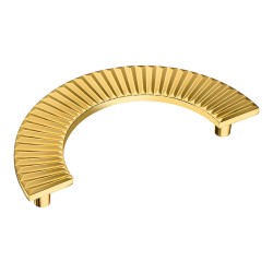 Ручка скоба полукруглая геометрия 1193 128MP11 глянцевое золото 160 мм крепление 128 мм Ручка скоба полукруглая геометрия 1193 128MP11 глянцевое золото 160 мм крепление 128 мм
