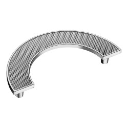 Ручка скоба полукруглая геометрия 1194 128MP02 глянцевый хром 160 мм крепление 128 мм Ручка скоба полукруглая геометрия 1194 128MP02 глянцевый хром 160 мм крепление 128 мм