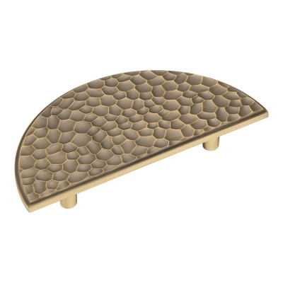 Ручка скоба полукруглая геометрия 1195 096MP30 состаренная латунь 160 мм  