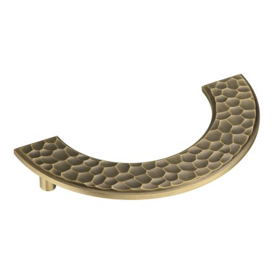 Ручка скоба полукруглая геометрия 1195 128MP30 состаренная латунь 160 мм  