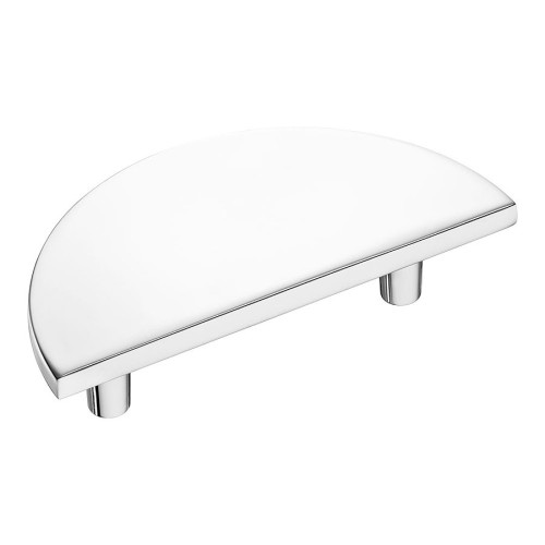 Ручка скоба полукруглая 1196 064MP02 глянцевый хром длина 100 мм, крепление 64 мм 