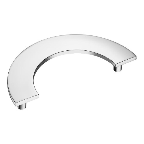 Ручка скоба полукруглая 1196 128MP02 глянцевый хром длина 160 мм, крепление 128 мм