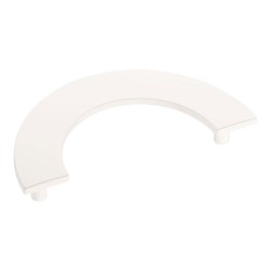 Ручка скоба полукруглая геометрия 1196 128PC21 белый длина 160 мм, крепление 128 мм Ручка скоба полукруглая геометрия 1196 128PC21 белый длина 160 мм, крепление 128 мм