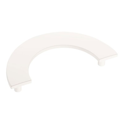 Ручка скоба полукруглая геометрия 1196 128PC21 белый длина 160 мм, крепление 128 мм Ручка скоба полукруглая геометрия 1196 128PC21 белый длина 160 мм, крепление 128 мм