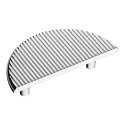 Ручка скоба полукруглая 1197 064MP02 цвет глянцевый хром ширина 100 мм крепление 64 мм 