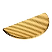 Ручка скоба полукруглая 1197 096MP11 цвет глянцевое золото ширина 160 мм крепление 96 мм