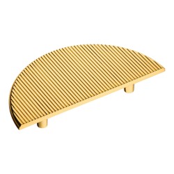 Ручка скоба полукруглая 1197 096MP11 цвет глянцевое золото ширина 160 мм, крепление 96 мм