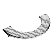 Ручка скоба полукруглая 1197 128MP02 цвет глянцевый хром ширина 160 мм крепление 128 мм 