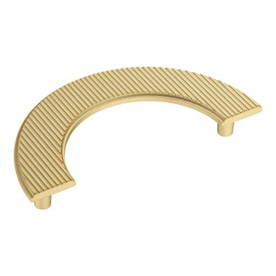 Ручка скоба полукруглая 1197 128PC35 цвет матовое золото ширина 160 мм крепление 128 мм