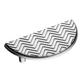 Ручка скоба полукруглая геометрия 1198 064MP02 глянцевый хром ширина 100 мм 