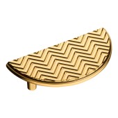 Ручка скоба полукруглая геометрия 1198 064MP11 глянцевое золото ширина 100 мм