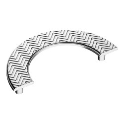 Ручка скоба полукруглая геометрия 1198 128MP02 глянцевый хром длина 160 мм крепление 128 мм Ручка скоба полукруглая геометрия 1198 128MP02 глянцевый хром длина 160 мм крепление 128 мм