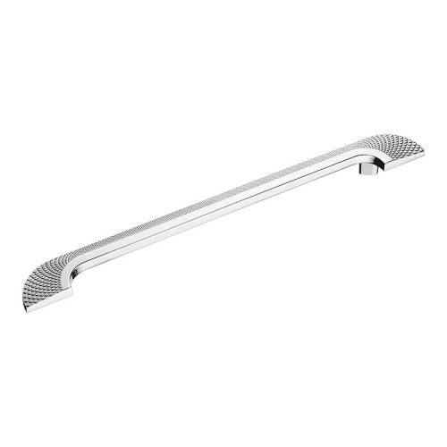 Ручка скоба 1200 224MP02 глянцевый хром длина 280 мм, крепление 224 мм 