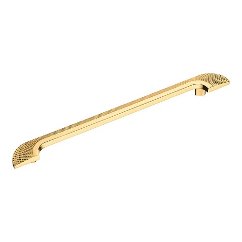 Ручка скоба 1200 224MP11 глянцевое золото длина 280 мм, крепление 224 мм 