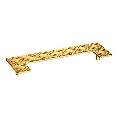 Ручка скоба 1201 192MP11 цвет глянцевое золото длина 224 мм крепление 192 мм 