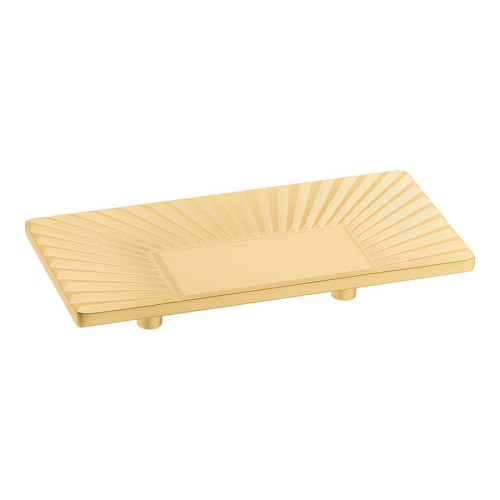 Ручка скоба прямоугольная 1205 064PC35 матовое золото длина 128 мм, крепление 64 мм