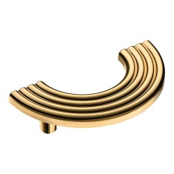 Ручка скоба полукруглая 15.274.96.19 глянцевое золото длина 140 мм, крепление 96 мм Ручка скоба полукруглая 15.274.96.19 глянцевое золото длина 140 мм, крепление 96 мм