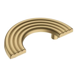 Ручка скоба полукруглая геометрия 15.274.96.36 полированная латунь длина 140 мм крепление 96 мм Ручка скоба полукруглая геометрия 15.274.96.36 полированная латунь длина 140 мм крепление 96 мм