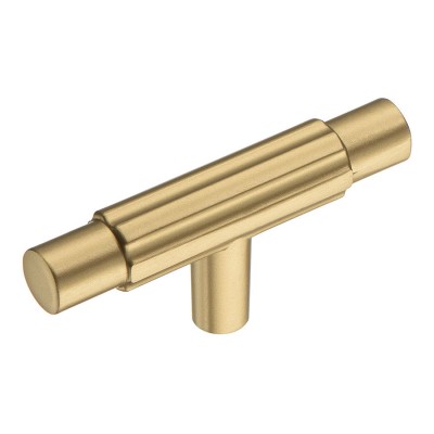 Ручка кнопка геометрия Т-образная 15.299.00.36 полированная латунь Ручка кнопка геометрия Т-образная 15.299.00.36 полированная латунь