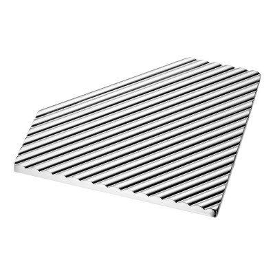 Ручка кнопка треугольная 2075.064 Chrome цвет глянцевый хром длина 152 мм крепление 64 мм 