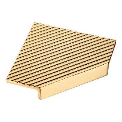 Ручка кнопка треугольная 2075.064 Gold цвет глянцевое золото длина 152 мм, крепление 64 мм Ручка кнопка треугольная 2075.064 Gold цвет глянцевое золото длина 152 мм, крепление 64 мм