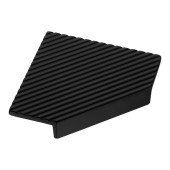 Ручка кнопка треугольная 2075.064 Matt Black цвет черный матовый длина 152 мм крепление 64 мм   