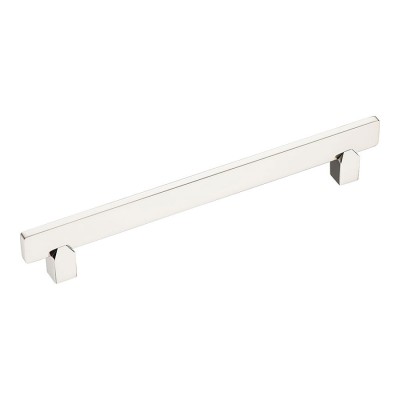 Ручка скоба 2554-080-192 цвет глянцевый никель длина 232 мм, крепление 192 мм